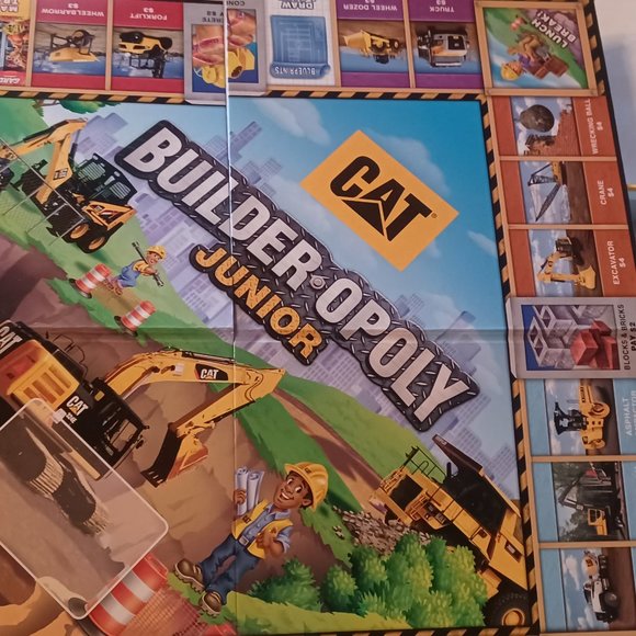 2018 CAT Builder-opoly Junior Board Game ; Caterpillar Inc. Licensed Merchandise - Picture 7 of 10